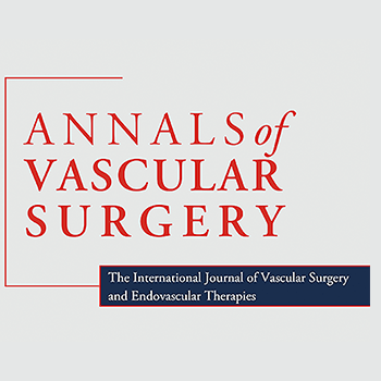 Capa da revista Annals of Vascular Surgery - artigo do Dr. Felipe Barão sobre técnica de punção para shunts vasculares temporários